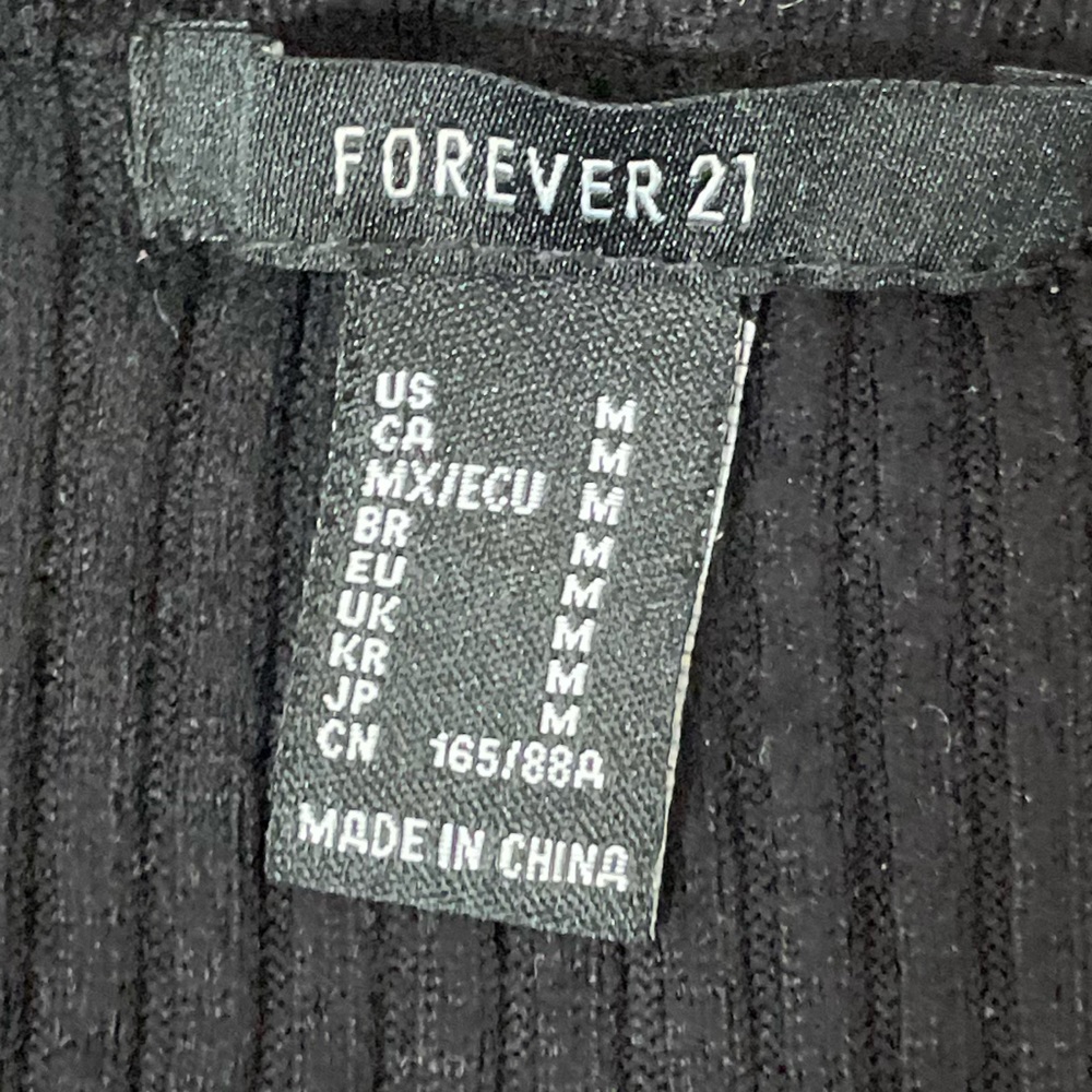 Black Strapless Long Sleeve - Picture 2 of 3